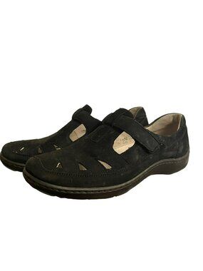 Waldlaufer Pro Aktiv Henni Ranger Walking Shoes US 6.5W/UK 4H Black Leather